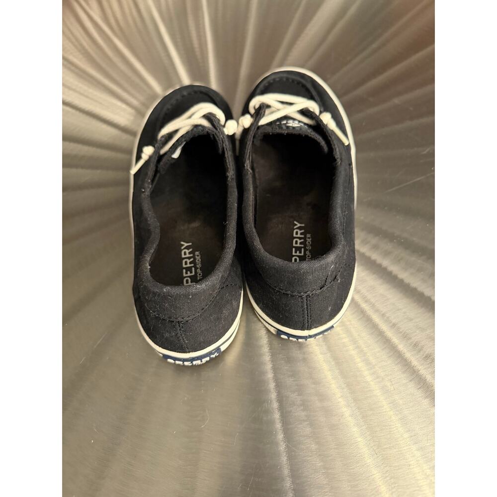 Sperry Top Sider Black Canvas Women’s Boat Shoes - Size: 8 - Picture 5 of 9